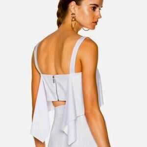 Cushnie Et Ochs White Crop Top
